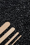 Hard Wax Beads Black Charcoal