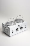 Professional Double Wax Heater White-Series 1LB